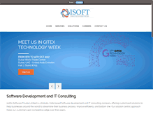 Tablet Screenshot of isoft-india.com